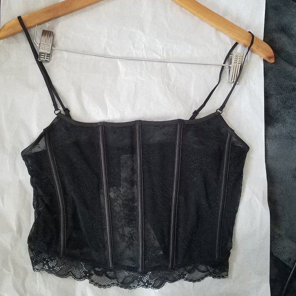 NWT LACE CORSET BLACK - REF. 1067/404. - Picture 3 of 10